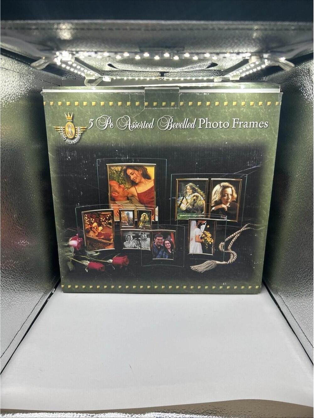 New Studio Silversmiths 5 Bevelled Picture Frames